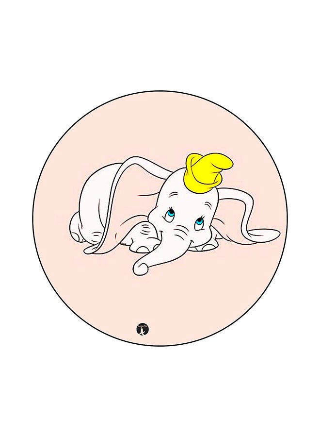 BP Anti-Slip Printed Mouse Pad Pink/White/Yellow