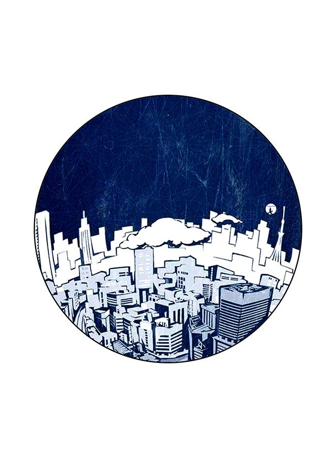 Printed Round Mouse Pad Multicolour