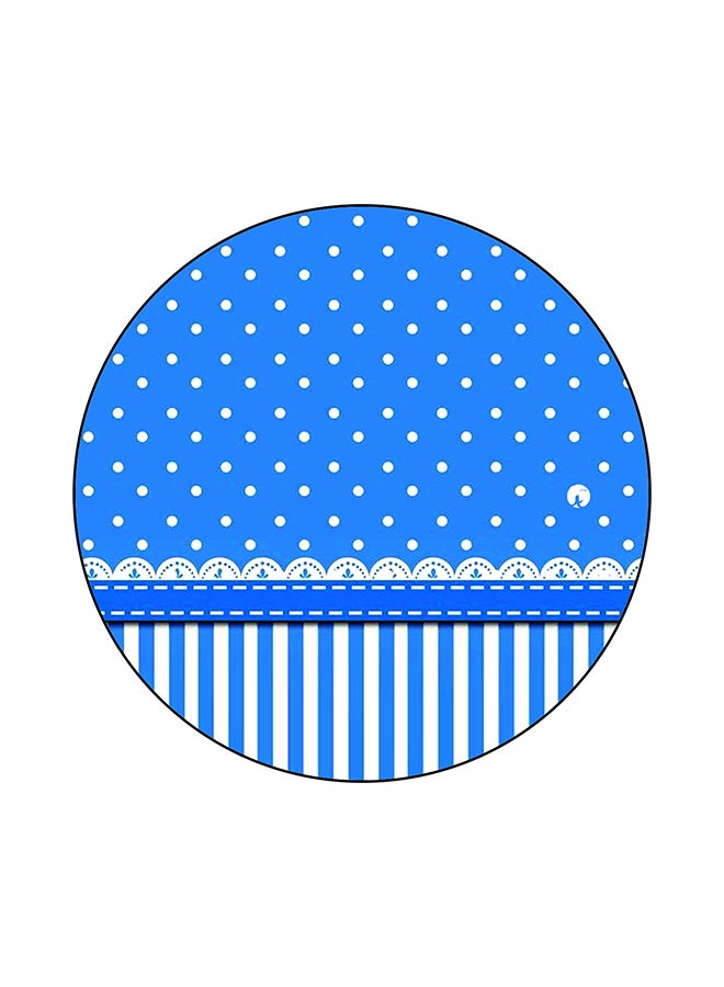 BP A Bird Printed Round Mouse Pad Multicolour