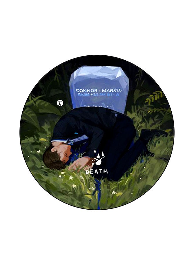 Printed Round Mouse Pad Multicolour