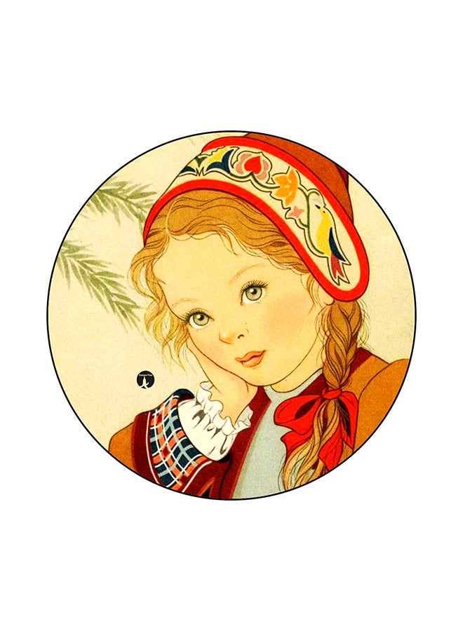 BP Printed Round Mouse Pad Multicolour