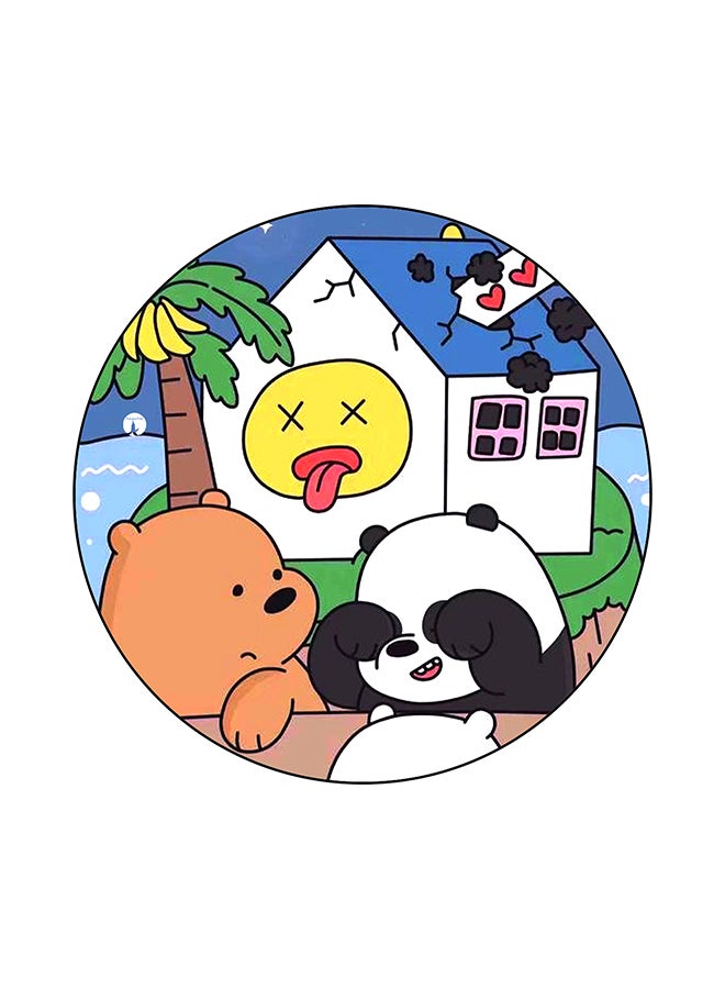 BP Anti Slip Printed Mouse Pad Multicolour