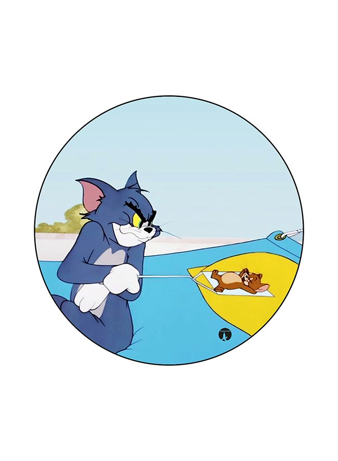 BP Spiderman Printed Round Mouse Pad Multicolour