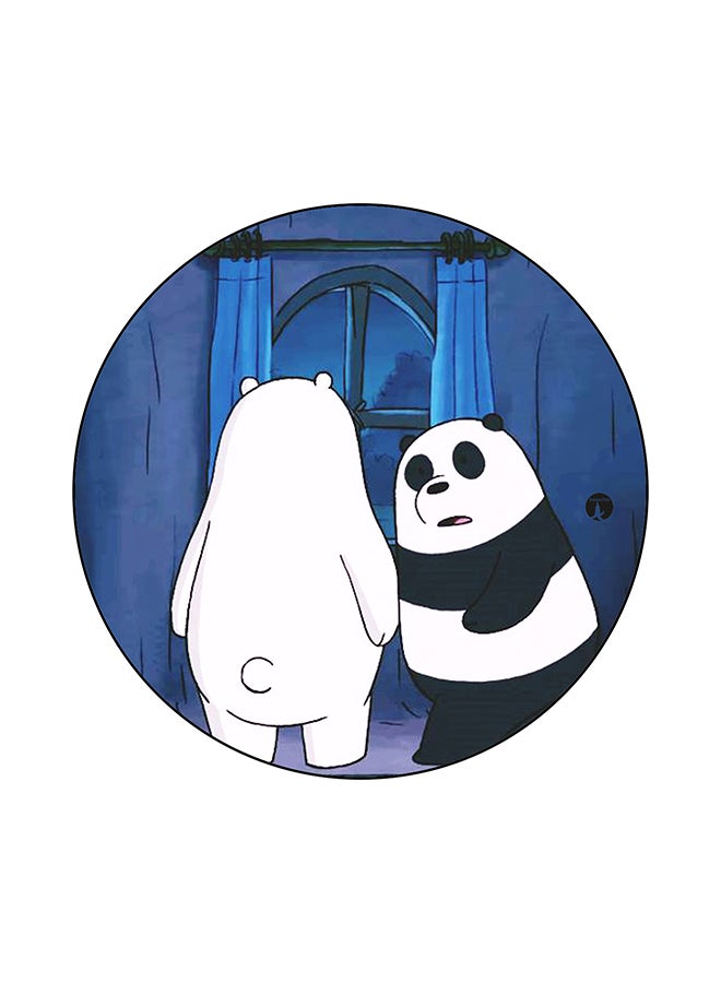 BP Printed Round Mouse Pad Multicolour