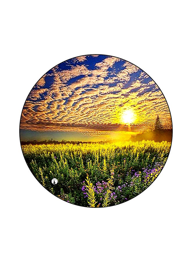 BP Printed Round Mouse Pad Multicolour