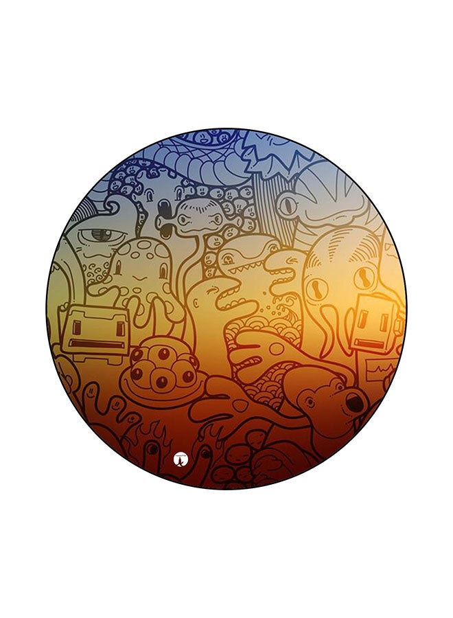 Anti-Slip Printed Mouse Pad Multicolour