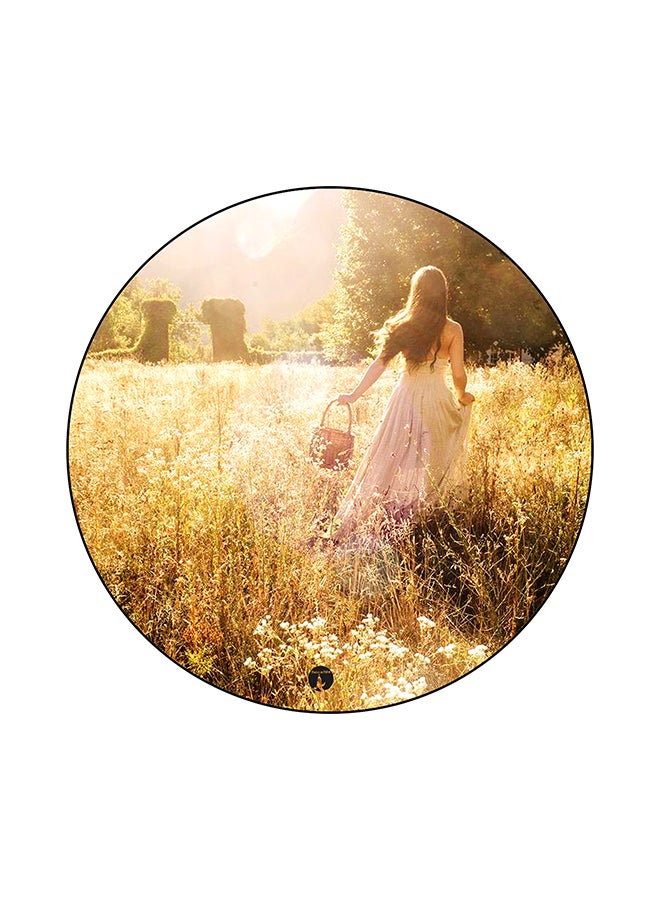 BP Printed Round Mouse Pad Multicolour