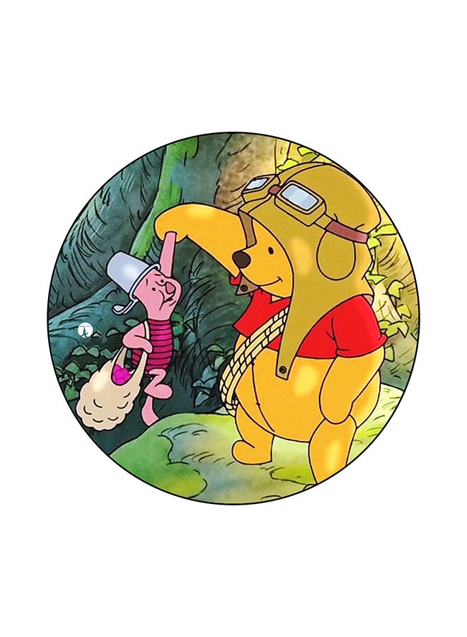 BP Printed Round Mouse Pad Multicolour