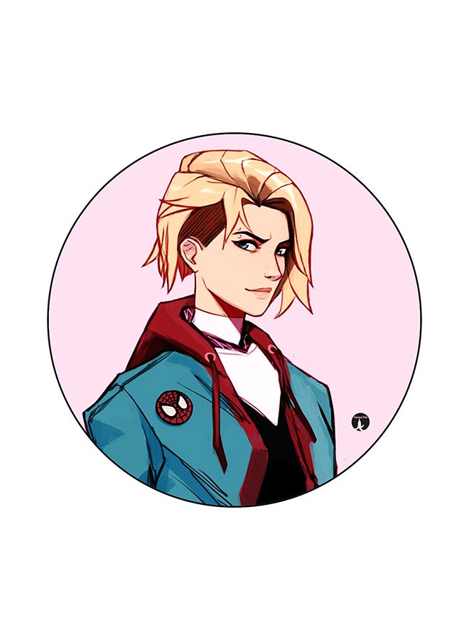 A Girl Printed Mouse Pad Multicolour