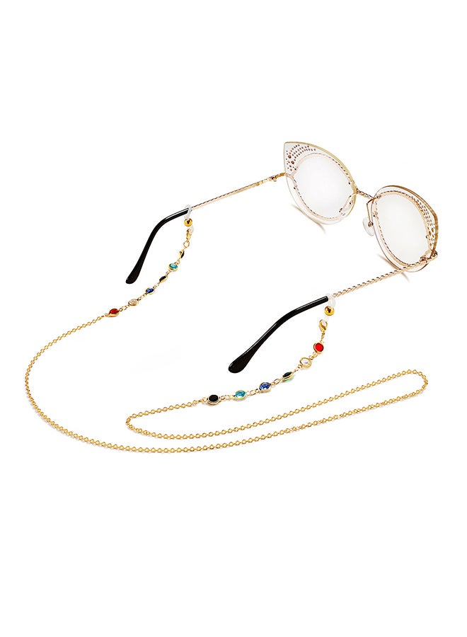 Beaded Eyeglasses Chain With 2-Piece Silicone Anti-Slip Ring - v1581674948/N34525728A_3