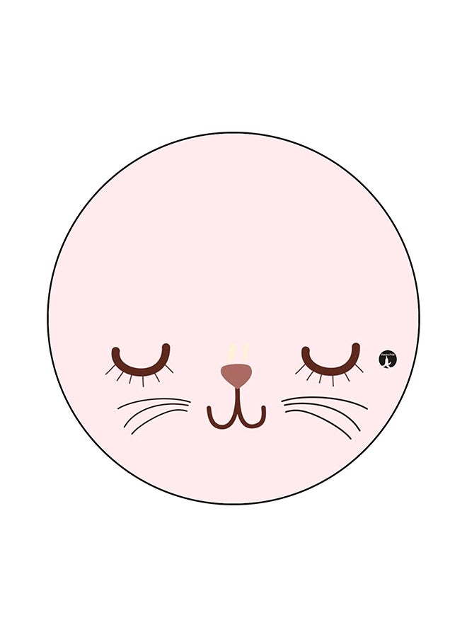 BP Anti-Slip Printed Mouse Pad Pink/Brown/Black