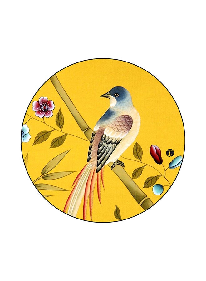BP A Bird Printed Mouse Pad Multicolour