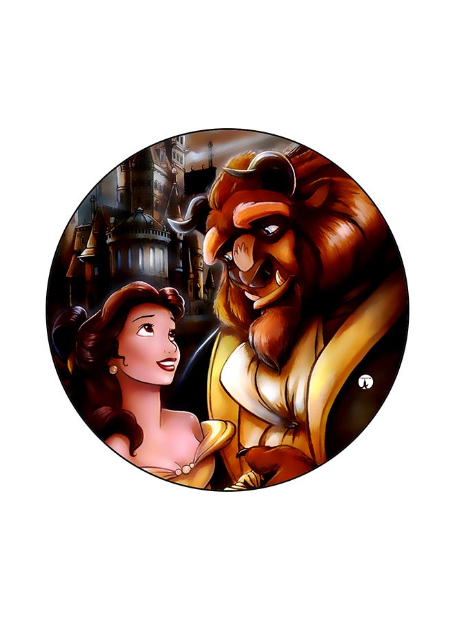 BP Printed Round Mouse Pad Multicolour