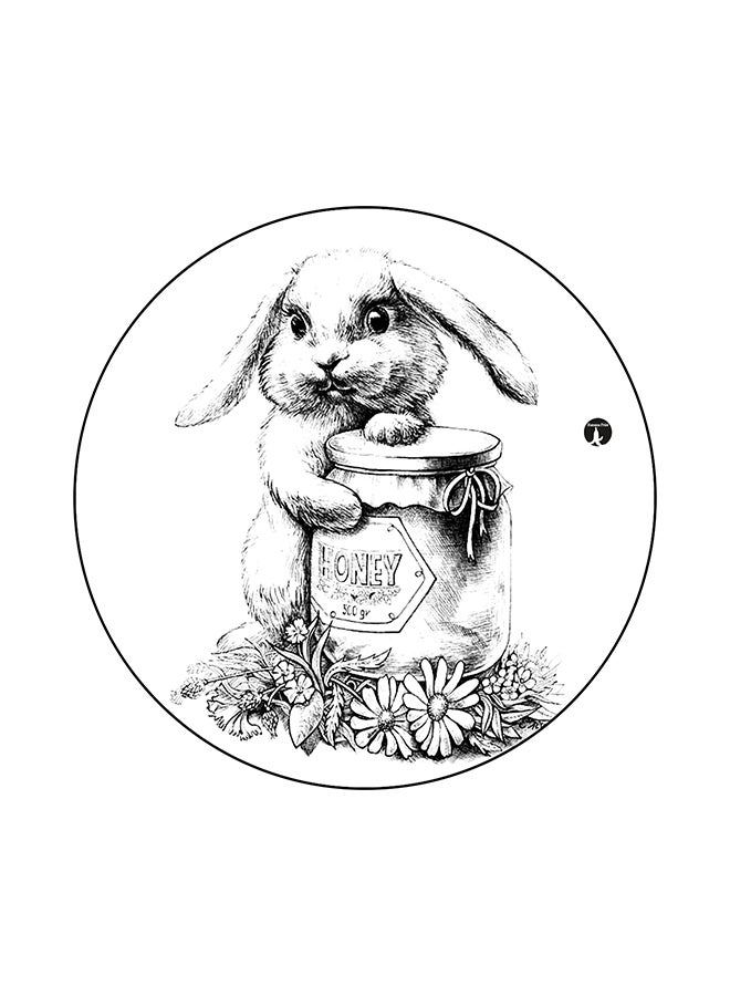 BP Printed Round Mouse Pad Multicolour