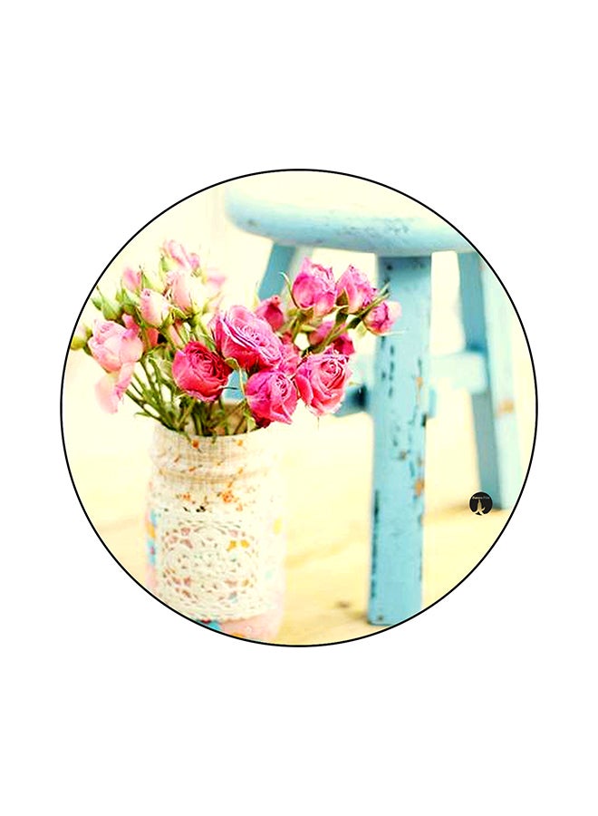 BP Flower Printed Mouse Pad Multicolour