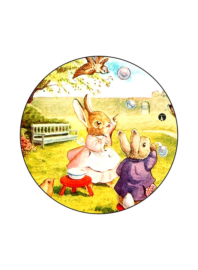 BP Printed Round Mouse Pad Multicolour