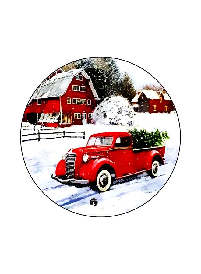 BP A Car Printed Mouse Pad Multicolour