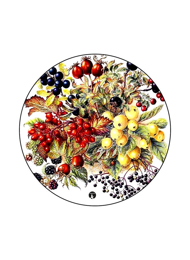 Fruit Printed Mouse Pad Multicolour