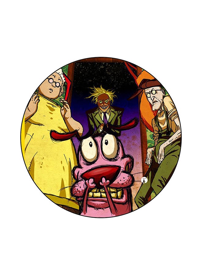 BP Printed Round Mouse Pad Multicolour