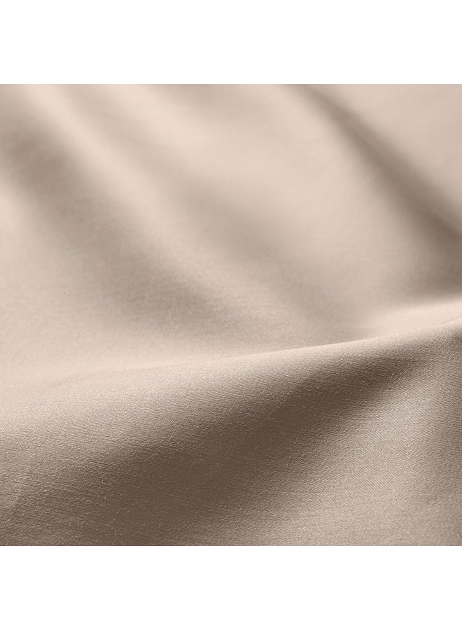 Generic Fitted Sheet Cotton Beige  - Image 3
