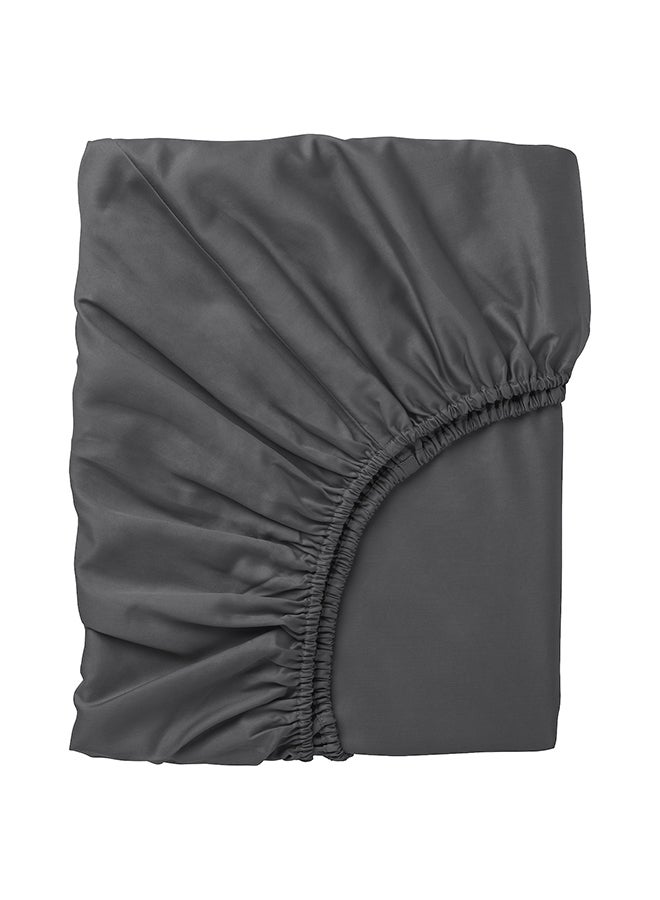 Fitted Sheet Cotton Grey  - Image 1