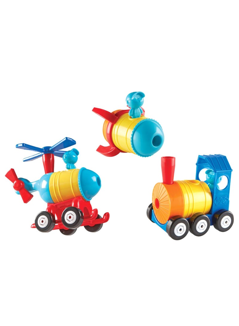 Learning Resources LER2859 17-Piece Toddler Building Stacking Block Set 17 2+ Years - Image 2