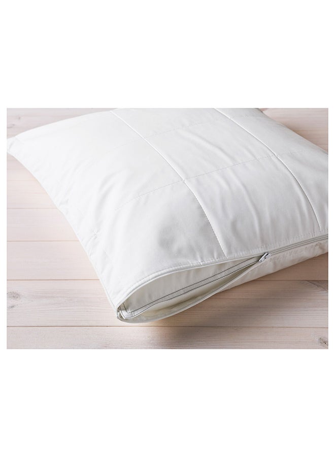 غطاء واقٍ للوسائد cotton أبيض  - Image 2