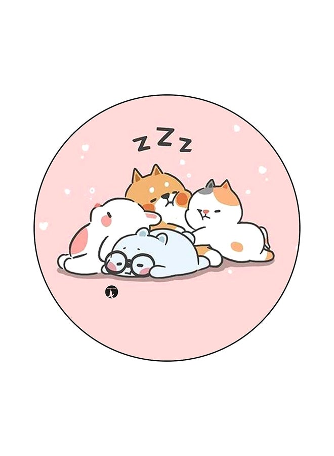 بي بي قاعدة ماوس عليها رسومات مطبوعة متعدد الألوان