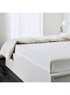Generic Fitted Sheet Cotton White  - Image 2