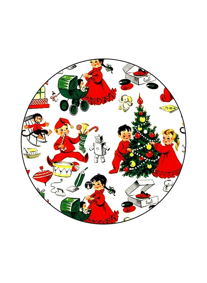 BP Childrens And Christmas Tree Printed Mouse Pad Multicolour