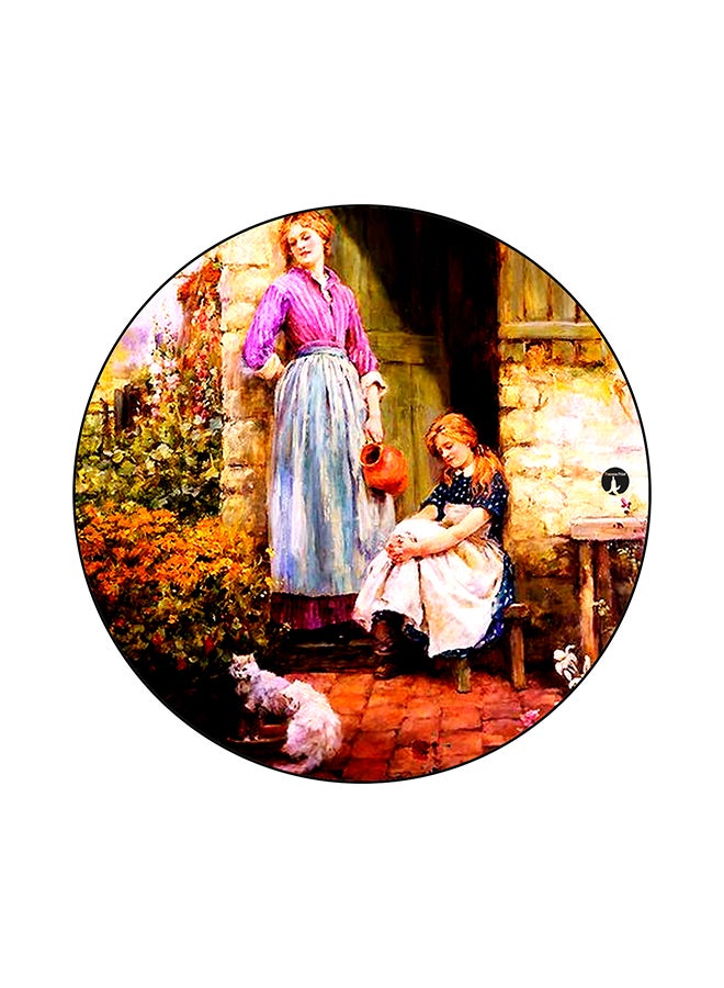 BP Vintage Art Printed Mouse Pad Multicolour