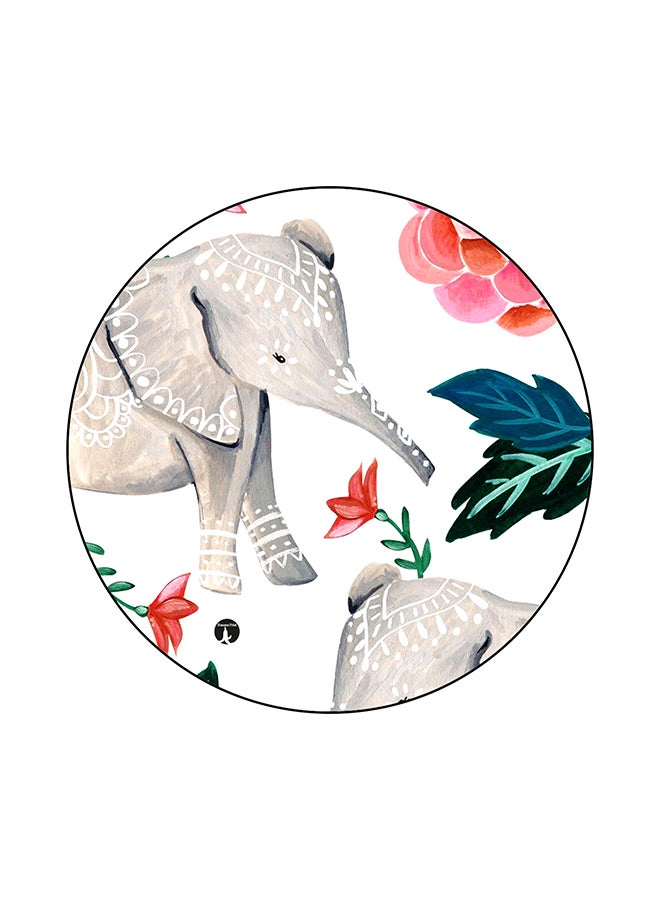 BP Elephant Printed Mouse Pad Multicolour