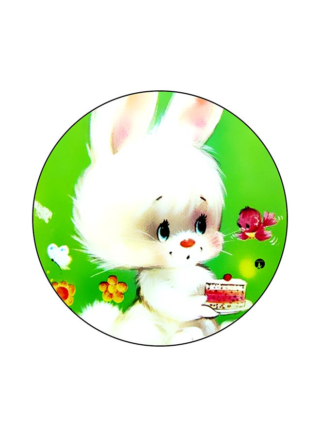 بي بي لبادة ماوس على شكل أرنب أخضر