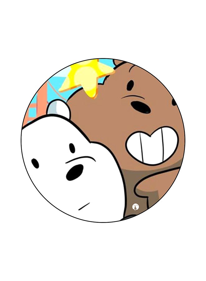 بي بي لوحة ماوس بطباعة "We Bare Bears" متعدد الألوان