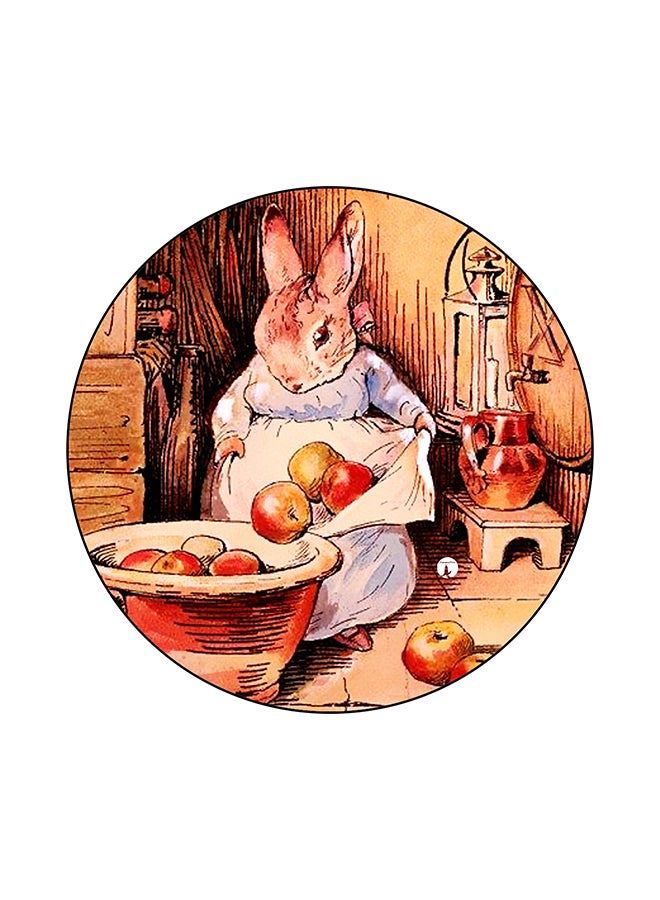 Vintage Art Printed Mouse Pad Multicolour