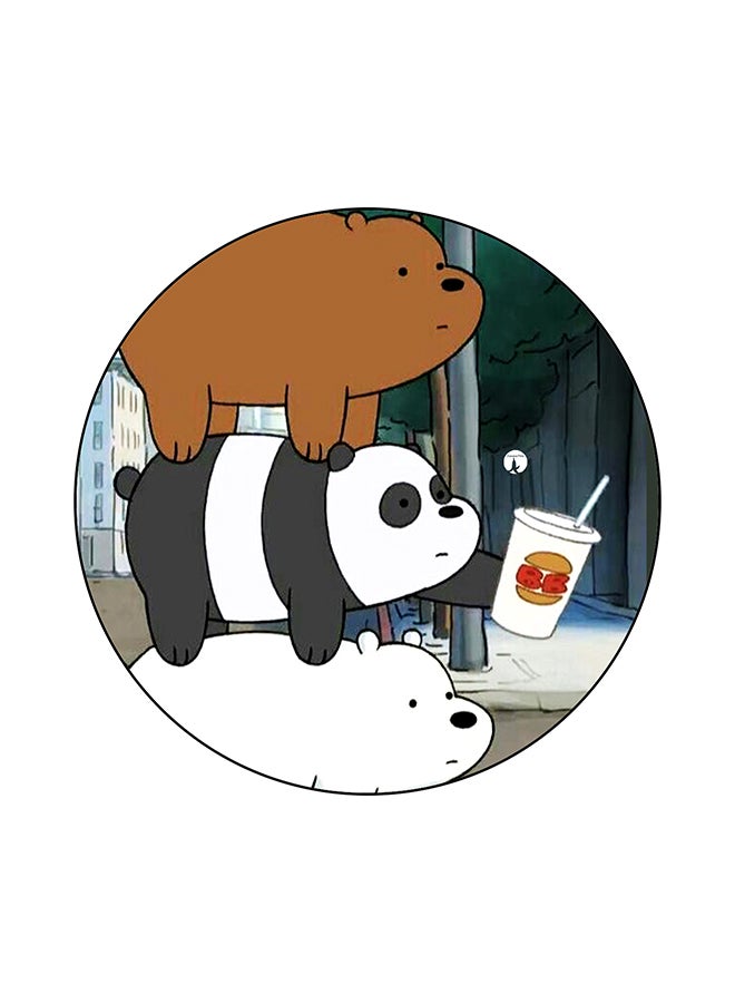 BP We Bare Bears Printed Mouse Pad Multicolour