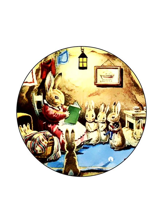 BP Rabbits Printed Mouse Pad Multicolour