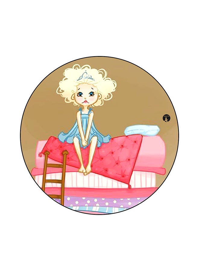 BP A Girl Printed Mouse Pad Multicolour