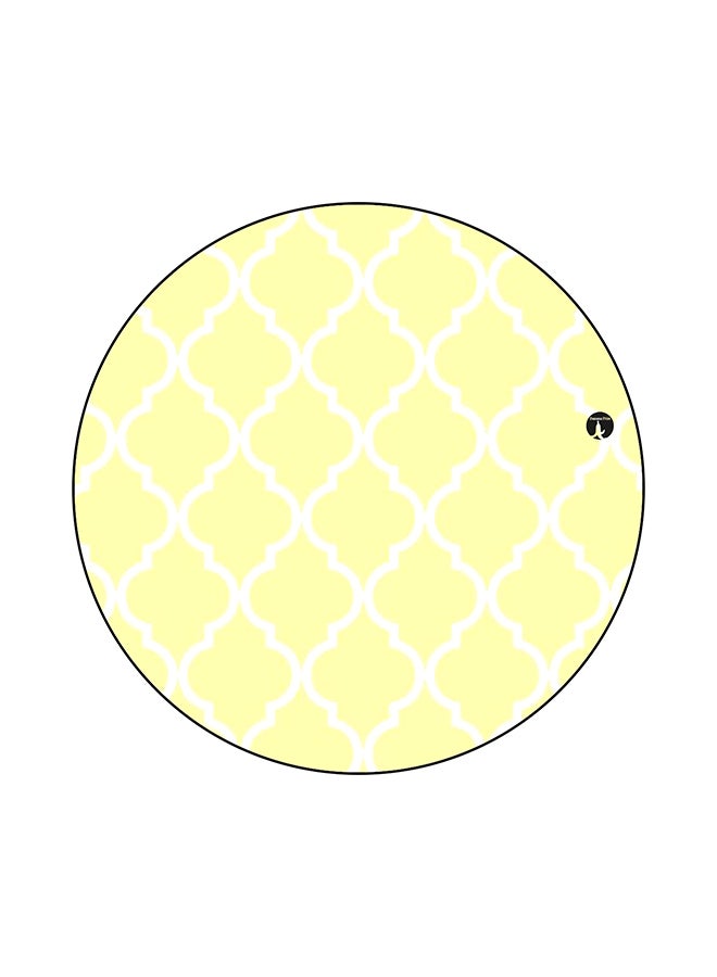 BP Cross Design Printed Mouse Pad Yellow/White