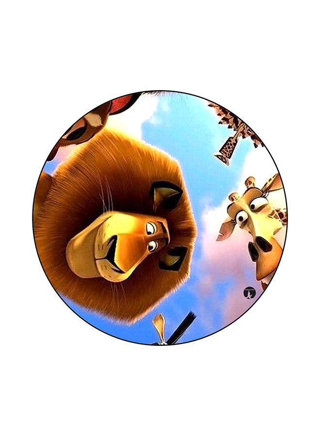 بي بي لوحة ماوس بطبعة شخصيات من فيلم الرسوم المتحركة "Madagascar" متعدد الألوان