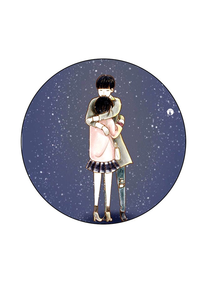 BP A Boy And Girl Printed Mouse Pad Multicolour