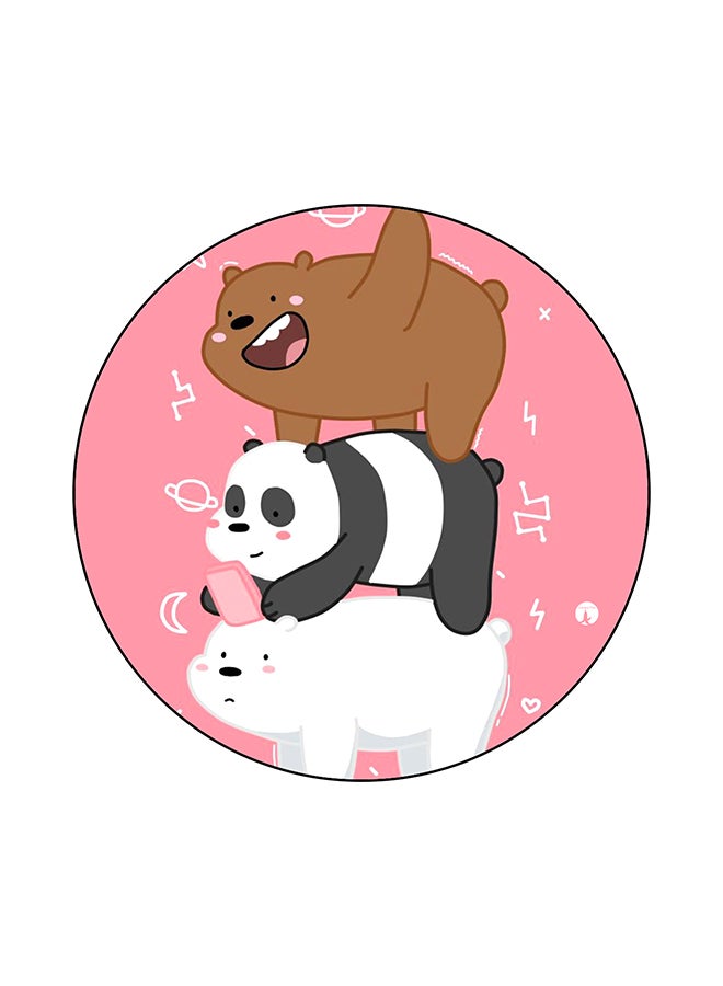 BP We Bare Bears Printed Mouse Pad Multicolour