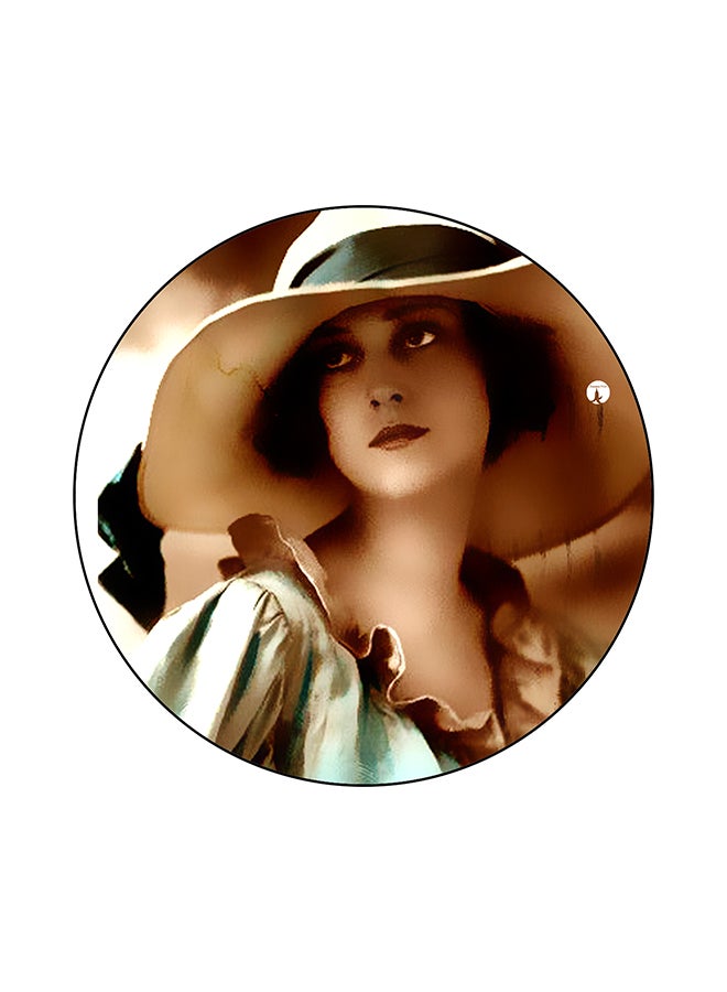 BP A Woman Printed Mouse Pad Multicolour