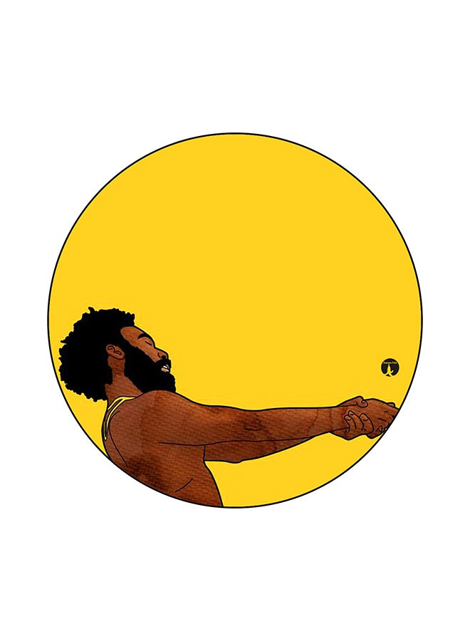 بي بي لوحة ماوس بطبعة دونالد غلوفر متعدد الألوان