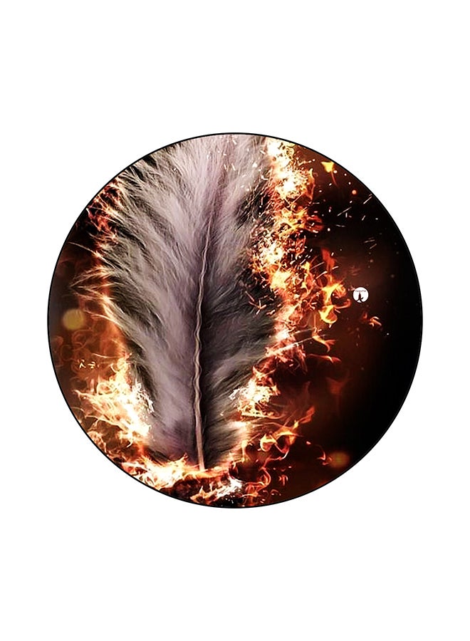 BP A Feather Printed Mouse Pad Multicolour