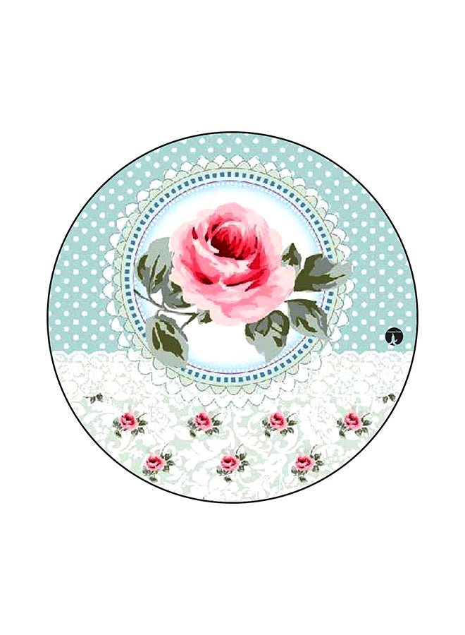 Printed Round Mouse Pad Multicolour
