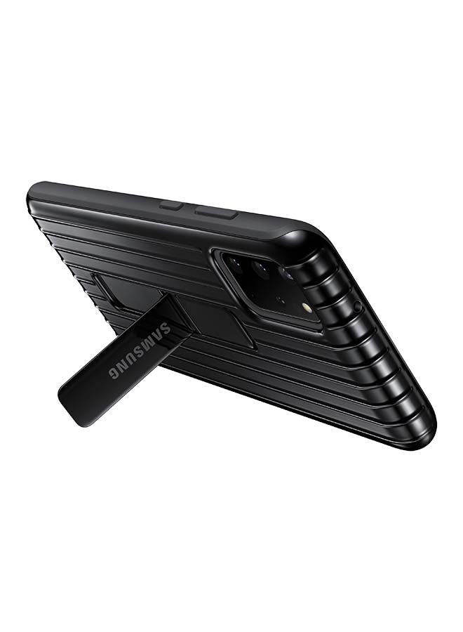 Samsung - Protective Standing Case Cover For Samsung Galaxy S20+ Black - Image 1