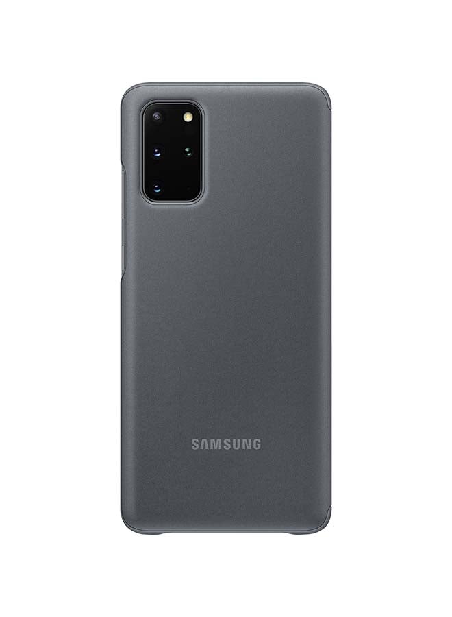 Samsung - Smart Clear View Protective Case Cover For Samsung Galaxy S20+ Grey - Image 1