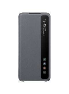 Smart Clear View Protective Case Cover For Samsung Galaxy S20+ Grey