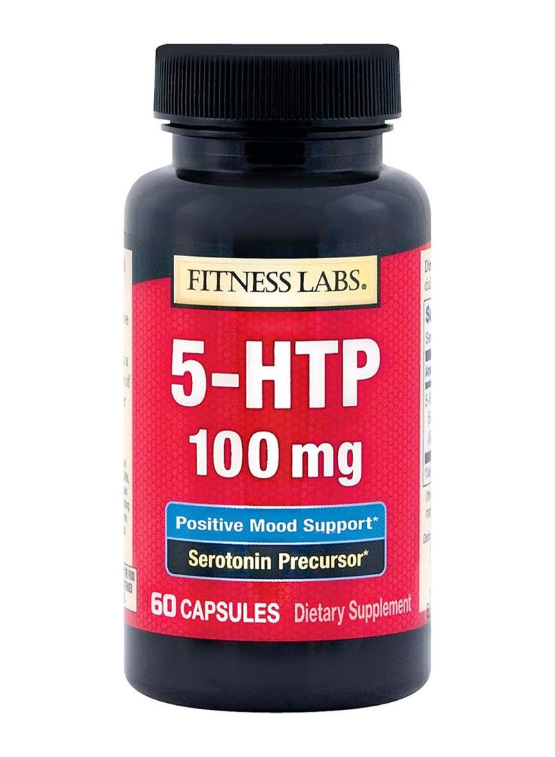 Fitness Labs - 5-HTP Positive Mood Support Serotonin Precursor - 60 Capsules - Image 1